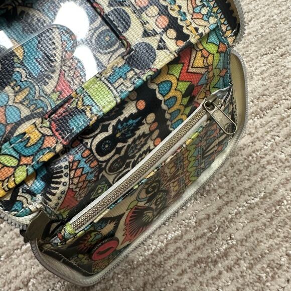Sak Sakroots Wallet Smartphone Wristlet Bag Multicolor Pattern - Picture 6 of 14
